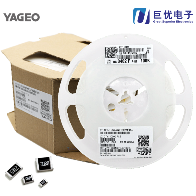 RC0402FR-073K65L 電阻器 (0.3W, 3. ...